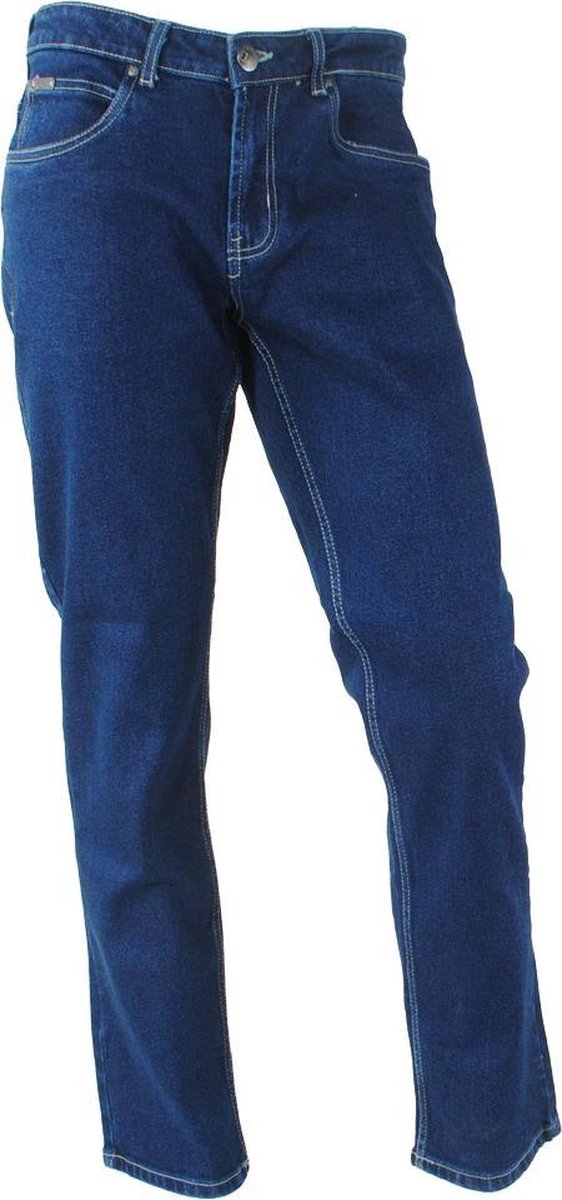 Brams Paris - Heren Jeans - Stretch - L34/W34 - Burt - Dark Denim