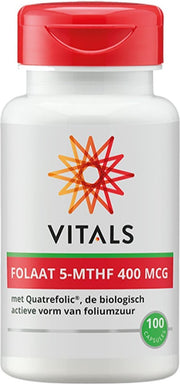 Vitals / Folaat 5-MTHF 400 mcg - 100 Capsules