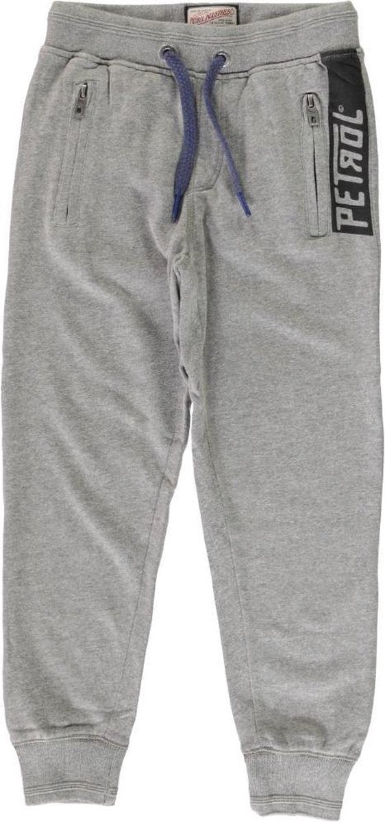 Petrol zachte grijze sweatbroek - Maat 104