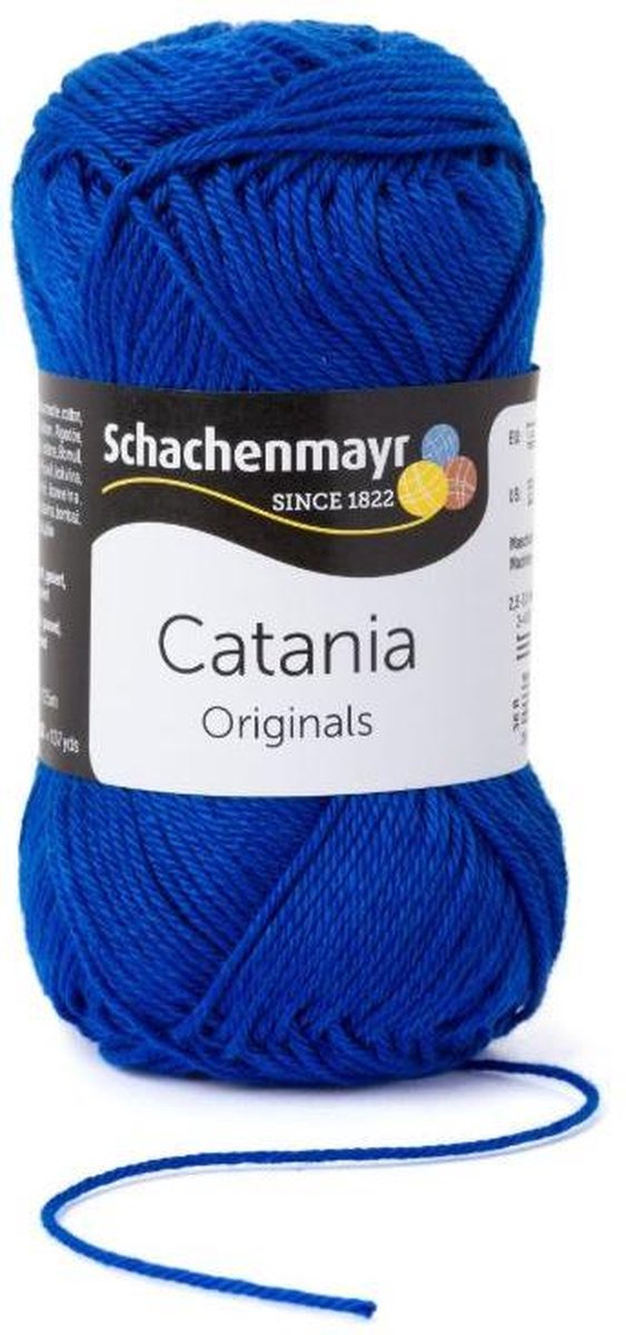10 bollen Catania Orignals 50 g kleur 201 royalblauw