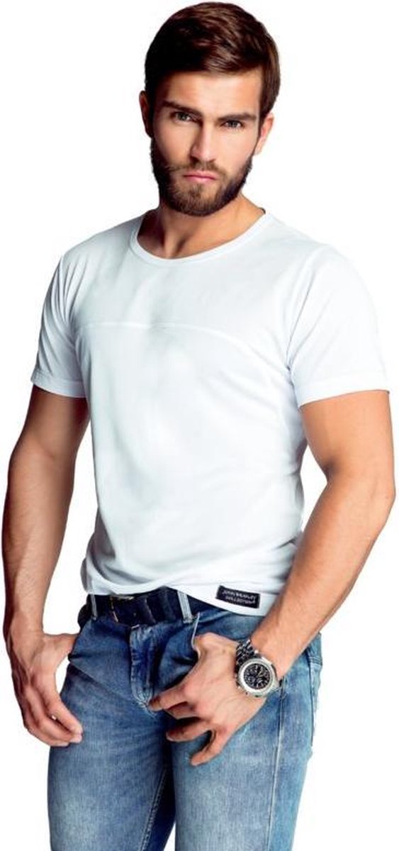 Mewa- T-shirt- James- vegan zijde- wit XXL