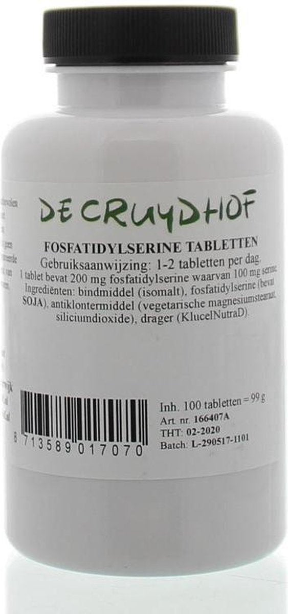 Cruydhof Fosfatidylserine 200 mg