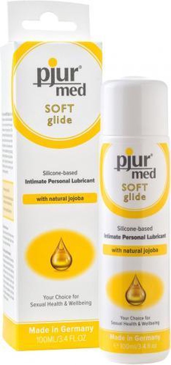 Pjur Soft Glide - 100 ml | Waterbasis | Vrouwen | Mannen | Smaak | Condooms | Massage | Olie | Condooms |  Pjur | Anaal | Siliconen | Erotische | Easyglide