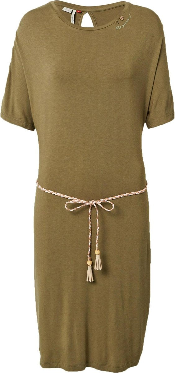 Ragwear zomerjurk kass Olijfgroen-M (38)