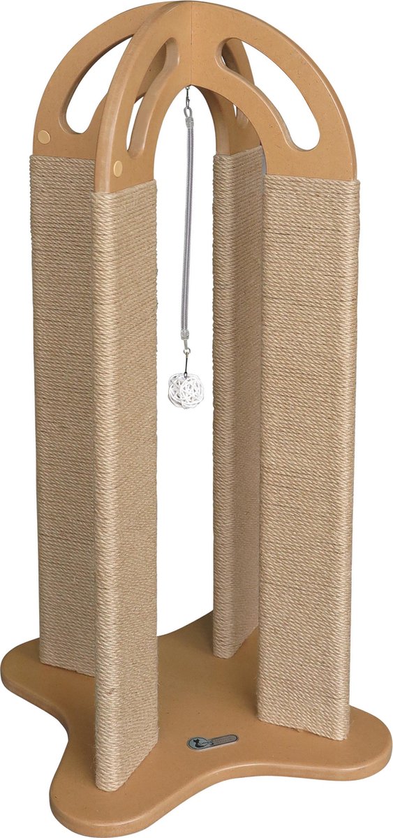 Arched scratching post design krabpaal van Catswall Design
