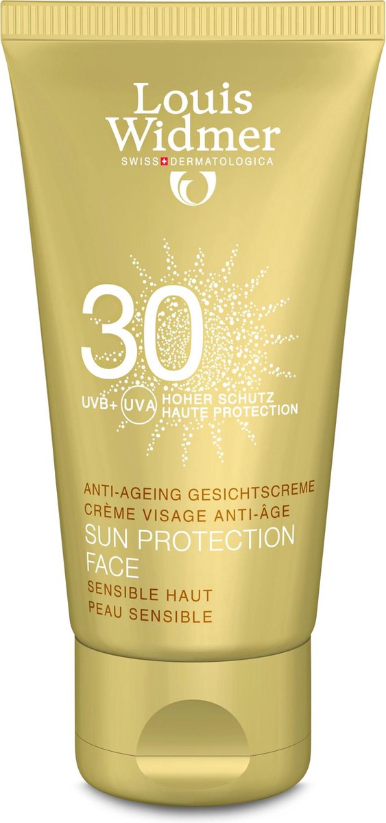 Louis Widmer Sun Protection Face Met Parfum SPF 30 - 50 ml - Gezichtscrème