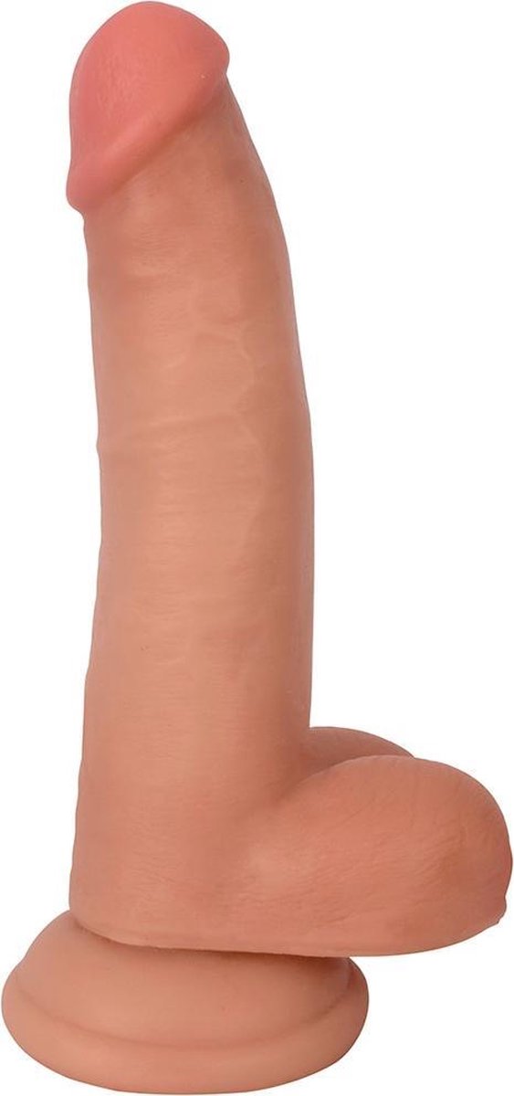 Realistische Dildo Met Balzak - 21 cm