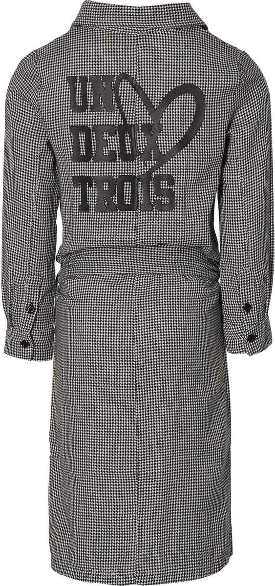 Quapi meisjes jurk Fajen Black Pied De Poule
