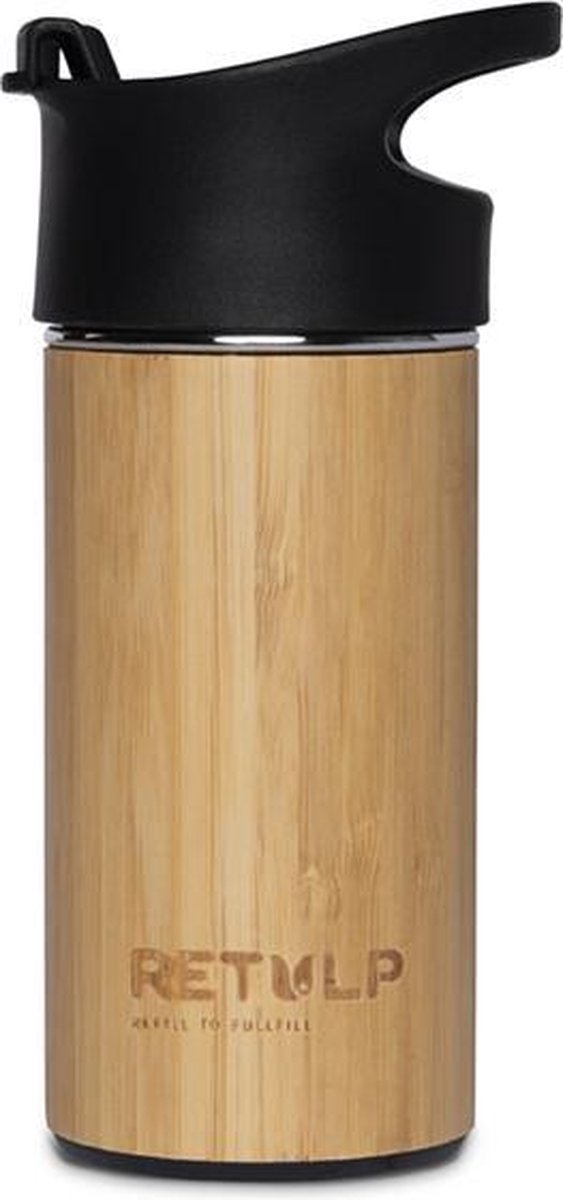Retulp Tumbler Thermosfles - 250ML - Bamboe
