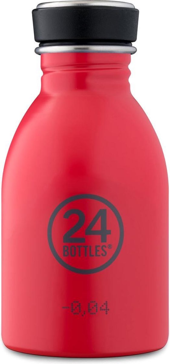 24Bottles Drinkfles Urban Bottle Hot Red - 250 ml