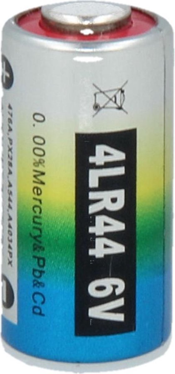 1STUKS Alkaline Batterij 6V 4LR44 28A 4AG13 476A PX28A Fotobatterij