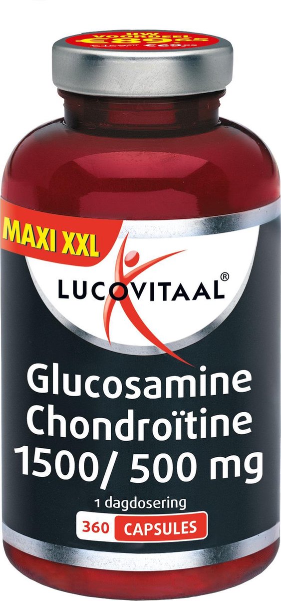 Lucovitaal Glucosamine Chondroitine 1500/500 milligram Voedingssupplement -  360 tabletten