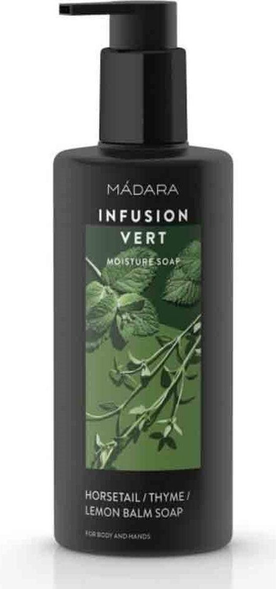 MÁDARA Cosmetics Infusion Vert Moisture Soap - 300 ml - Horsetail / Thyme / Lemon Balm