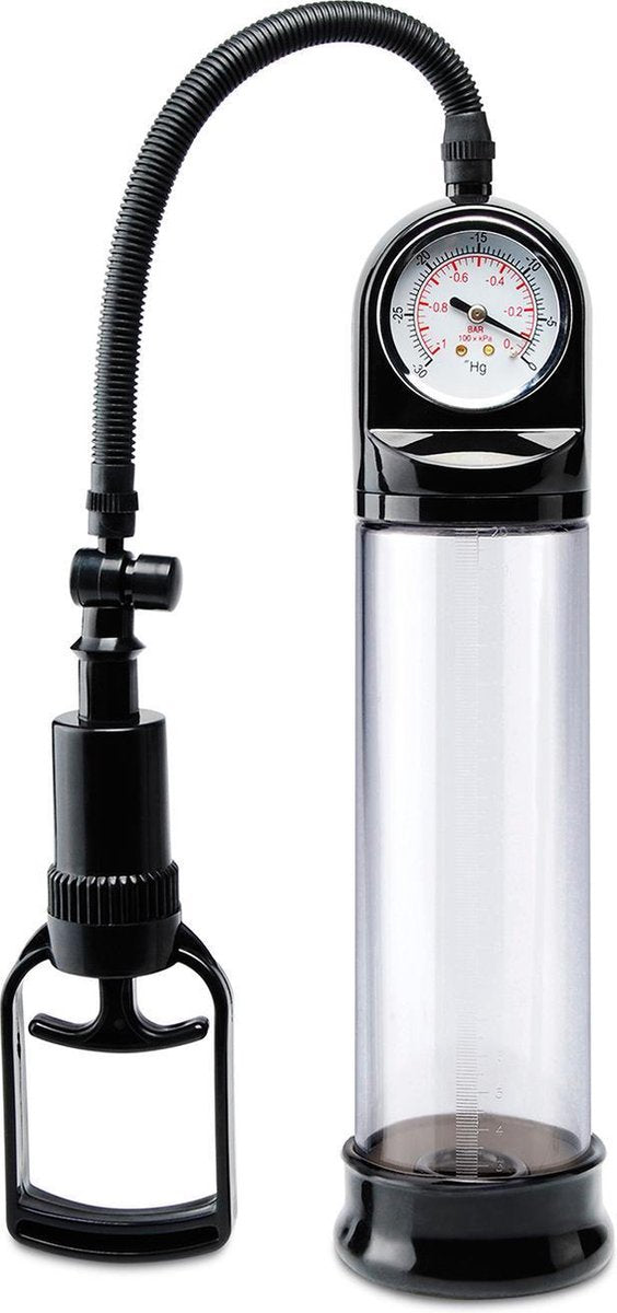 Pipedream Pump Worx penispomp Accu Meter Power Pump zwart