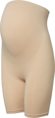 Mama Licious Positiemode Zwangerschaps Biker Shorts - Beige - Maat S/M