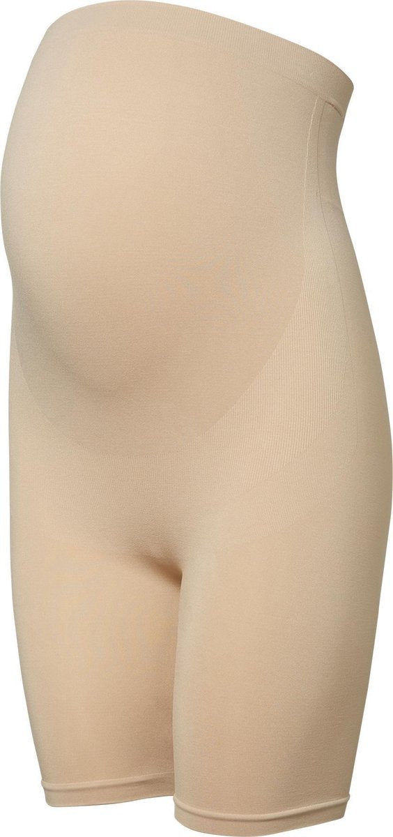 Mama Licious Positiemode Zwangerschaps Biker Shorts - Beige - Maat S/M