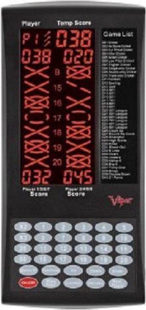 Viper Pro Score Digitaal Darts Scorebord