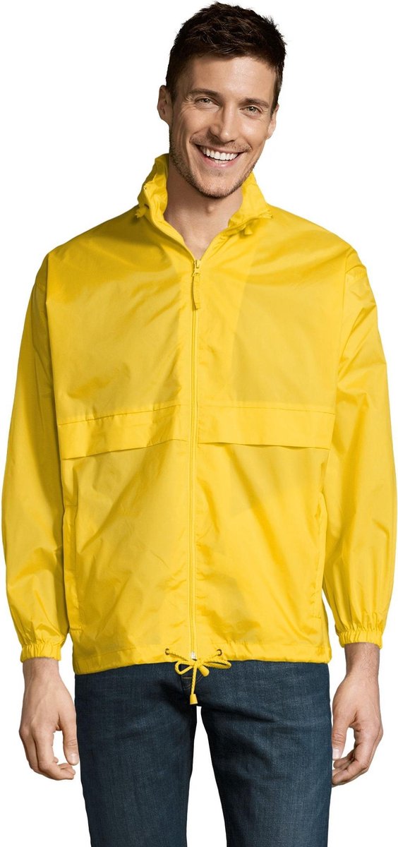 SOLS Unisex Surf Windbreaker Lichtgewicht Jasje (Goud)