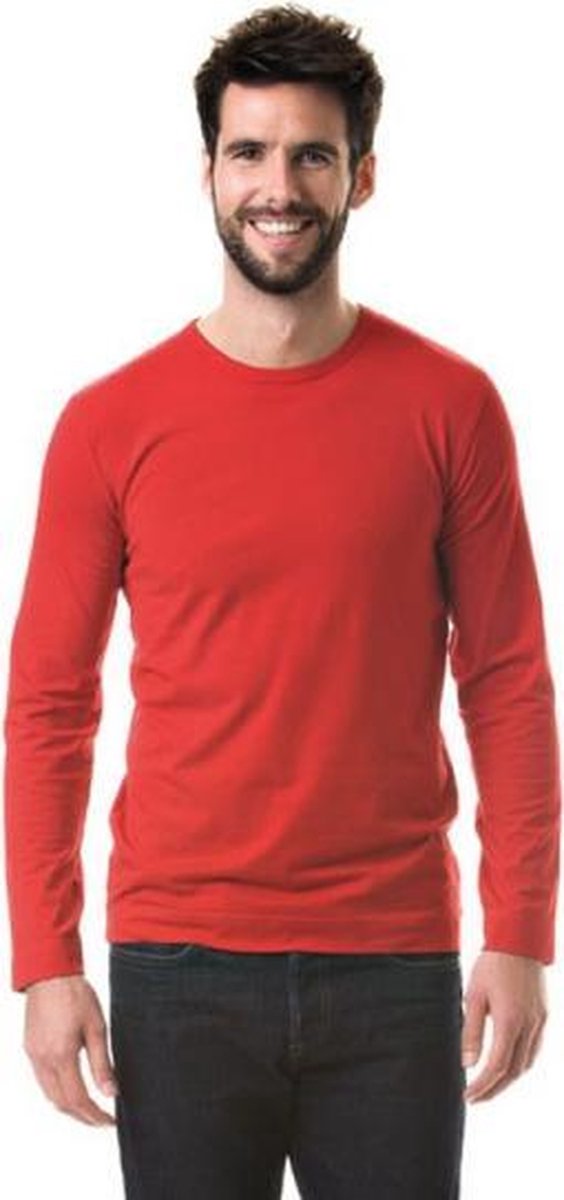 Heren shirt met lange mouwen XL lime
