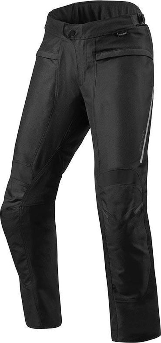 REV'IT! FACTOR 4 STANDARD ZWART TEXTIELEN MOTORBROEK XYL