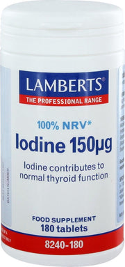 Lamberts Jodium 150 mcg - 180 tabletten - Mineralen - Voedingssupplement