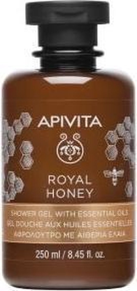 Apivita Body Care Royal Honey Shower Gel With Essential Oils Alle Huidtypen 250ml