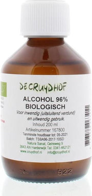Cruydhof Alcohol 96.2% Inwendig en Uitwendig 200 ml