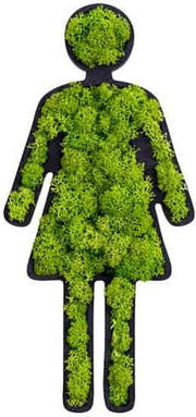 Stylegreen Toilette icoon - Dames - Reindeer moss - 25cm