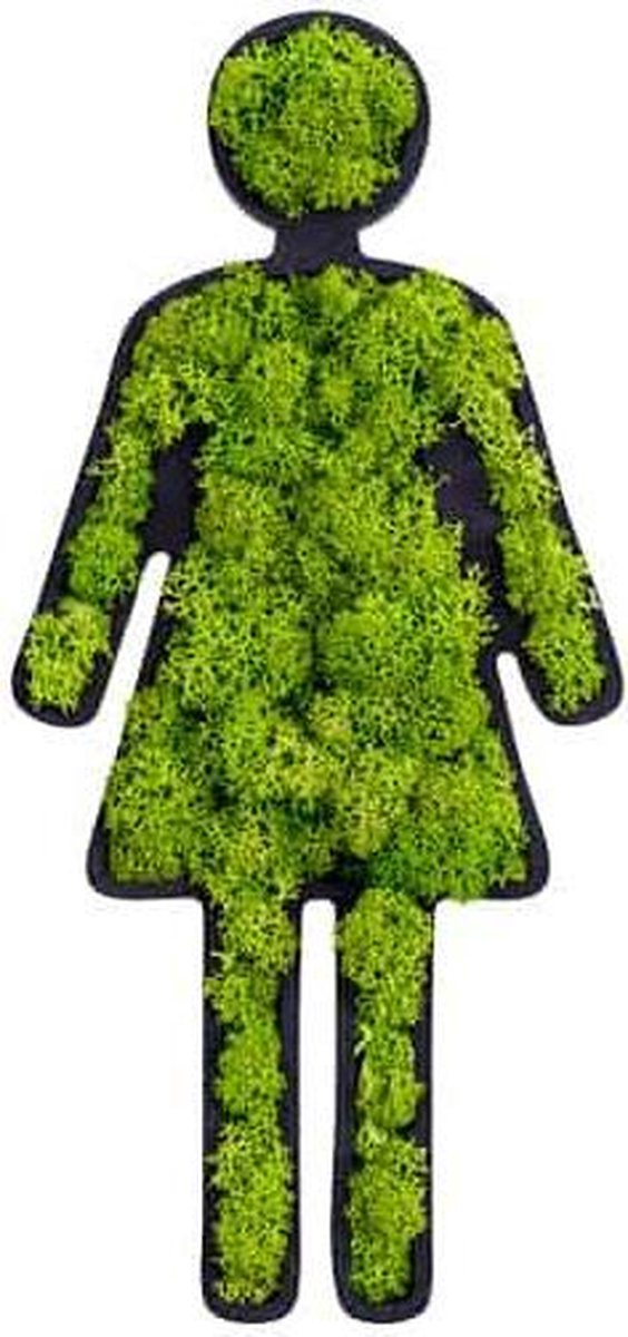 Stylegreen Toilette icoon - Dames - Reindeer moss - 25cm