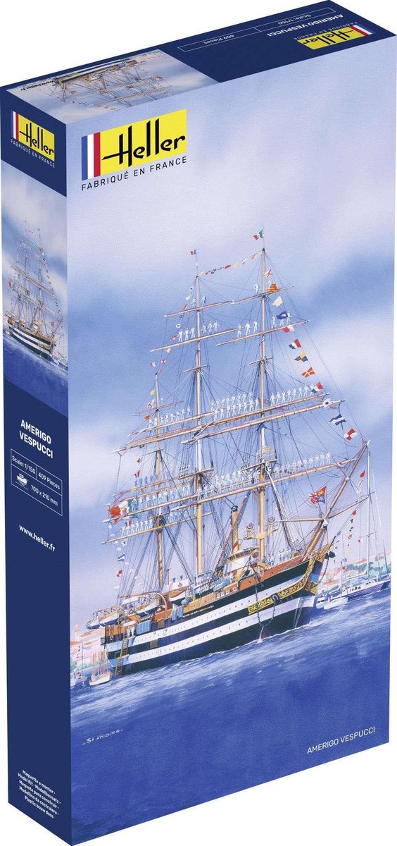 1:150 Heller 80807 Amerigo Vespucci Ship Plastic kit