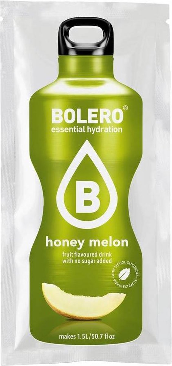 Bolero | Limonade | Honing Meloen | 24 stuks | 24 x 9g  | Snel afvallen zonder poespas!