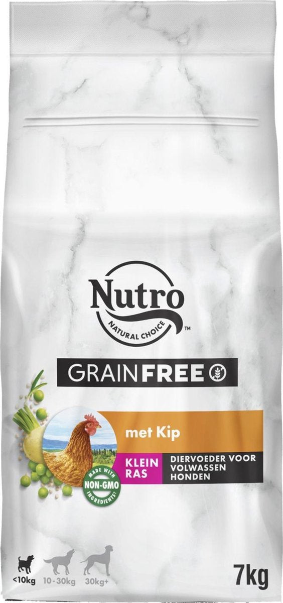 Nutro Hondenvoer Adult Small Graanvrij Kip 7 kg