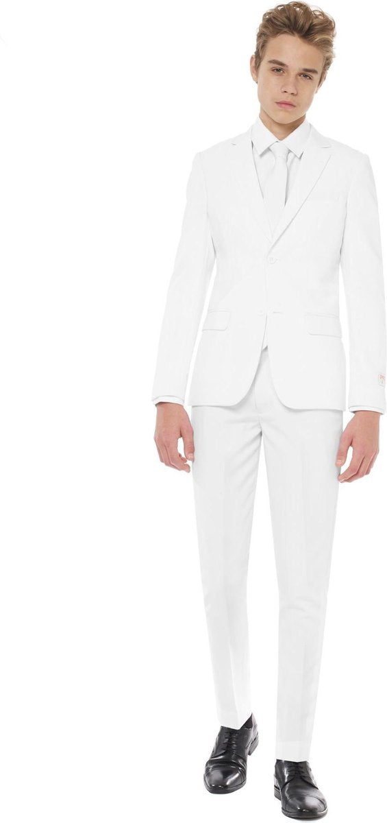 Opposuits Verkleedpak White Knight Jongens Polyester Wit Mt 146-152