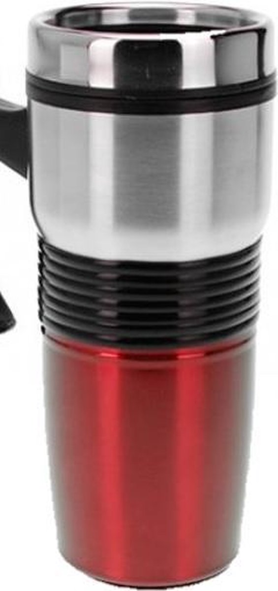 Drinkbeker dubbelwandig rood