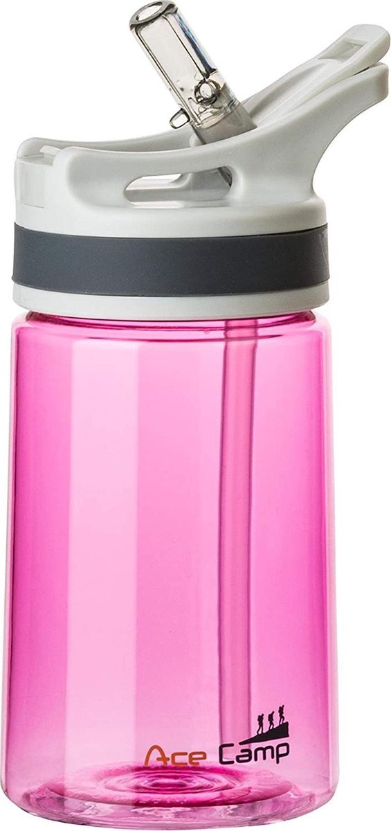 Acecamp Tritan Springdeckel Waterfles 350 Ml Roze