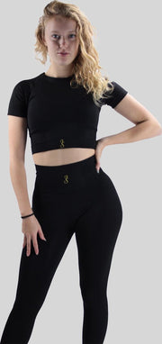JS Sportkledingset Dames - Zwart - Maat M