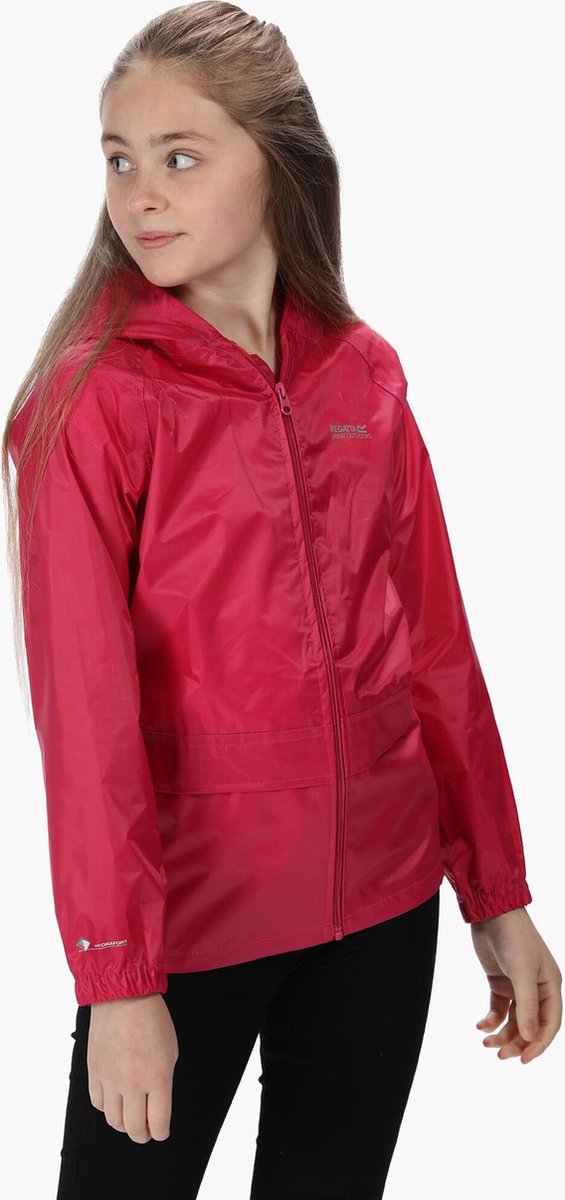 Regatta-Kids Stormbrk Jkt-Regenjas-Kinderen-MAAT 164-Roze