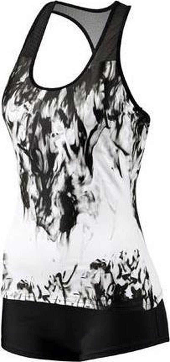 Beco Tankini Beactive B-cup Dames Polyester Zwart/wit Maat 44