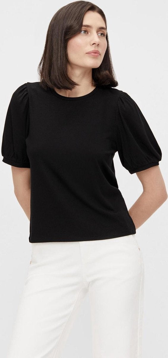 Objjamie S/s Top Noos 23034454 Black