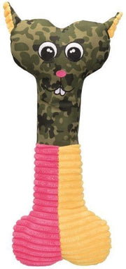TRIXIE Pluche bot 40 cm - camouflage groen en geel - voor hond