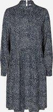 Soyaconcept SC-Melodi 3 jurk blauw combi maat S/36