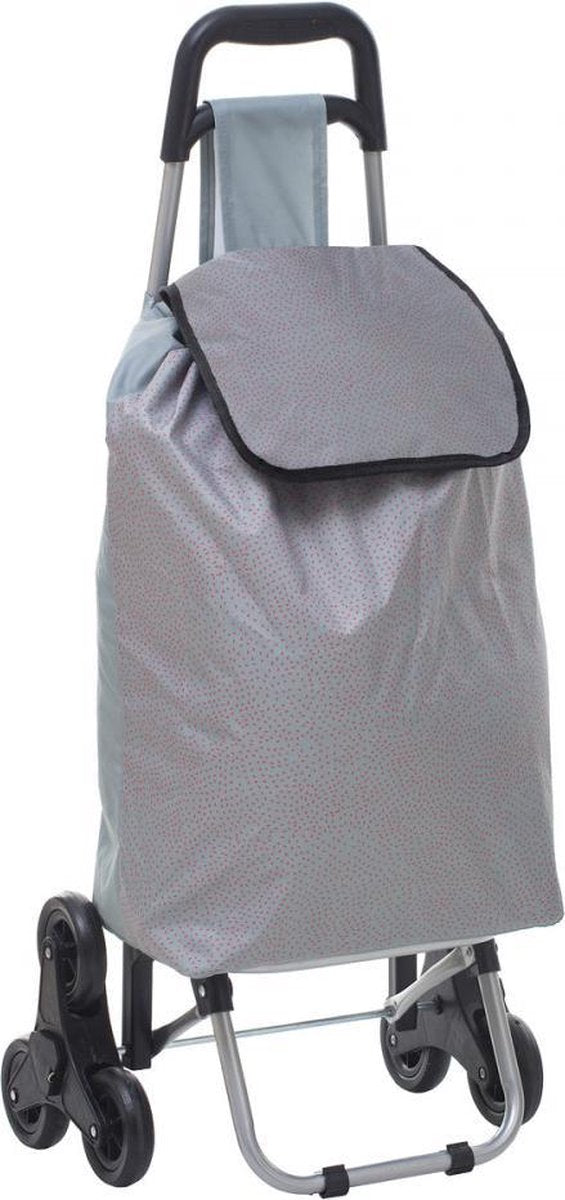 boodschappentrolley - Inkooptrolley - Grijs - 31x45x93 - Met drie wielen Makkelijk vervoerbaar.