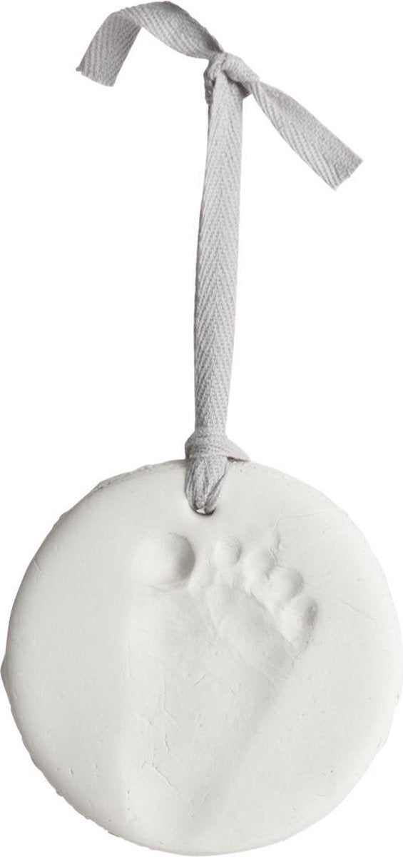 Clay hand/footprint hanger
