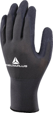 GEBREIDE POLYESTER HANDSCHOEN - LATEX COATING OP PALM