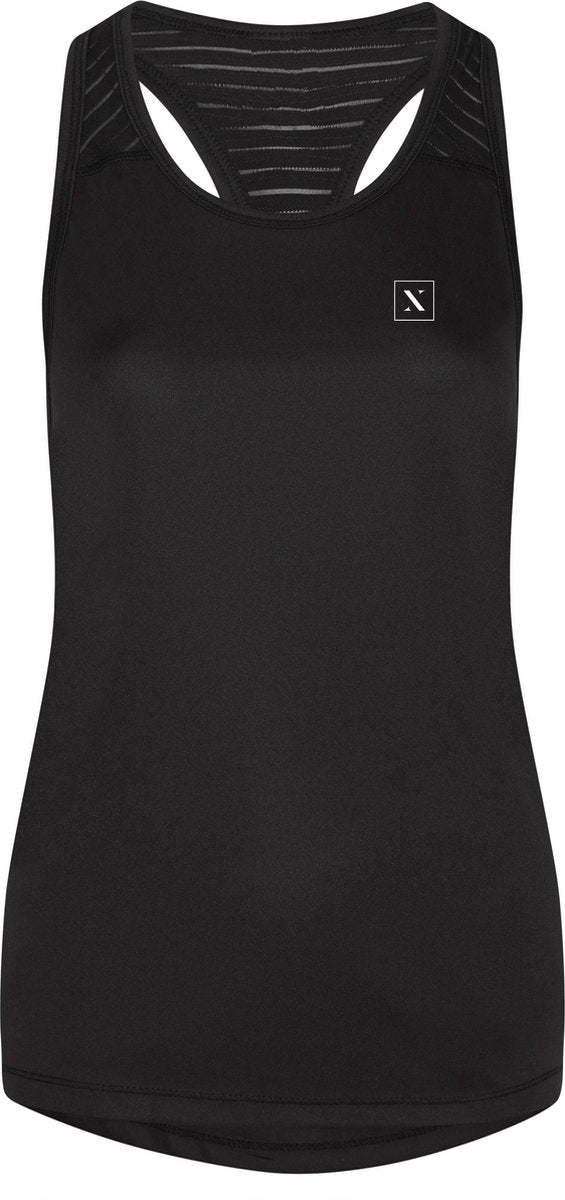 LXURY Dames Gym Tanktop maat S - Sporttop - Sporttanktop - Zwart