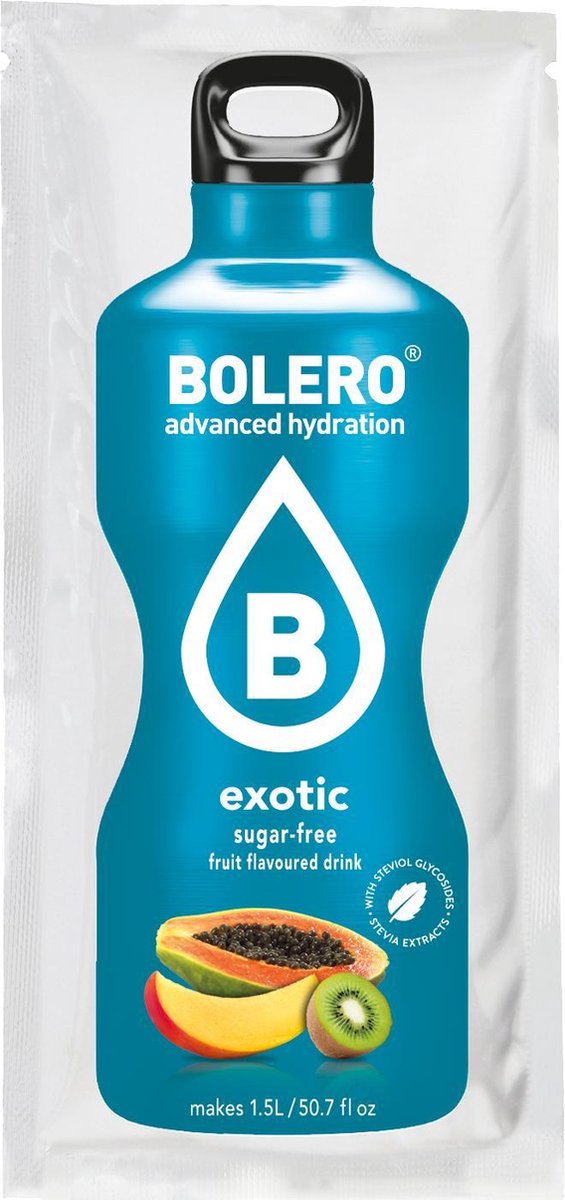 Suikervrije limonade sticks exotic - 60 x 3g