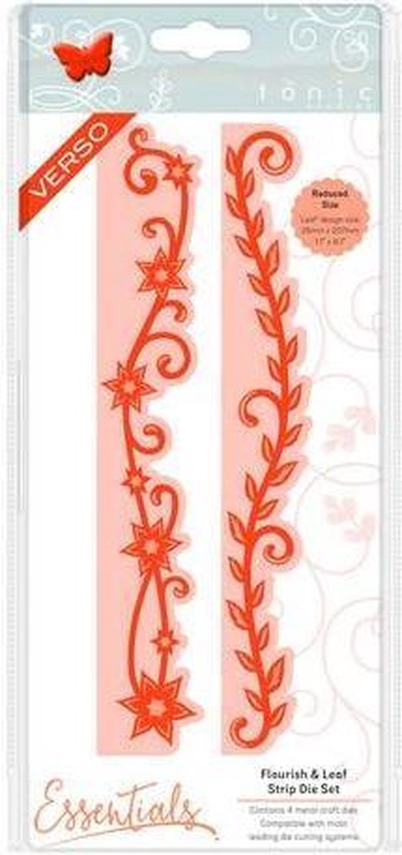 Tonic Studios Mal strip - flourish & leaf 1554E