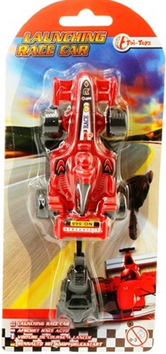 Afschiet Race Auto Rood