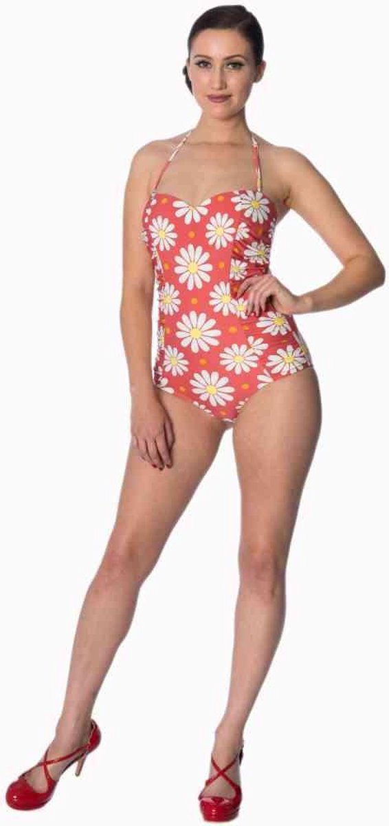 Dancing Days Badpak -S- CRAZY DAISY Rood