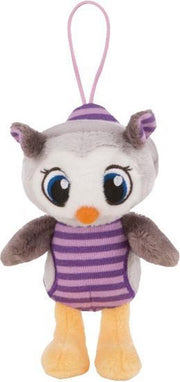 Nici Knuffel Met Hanger Uil Olafina 14 Cm Pluche Paars
